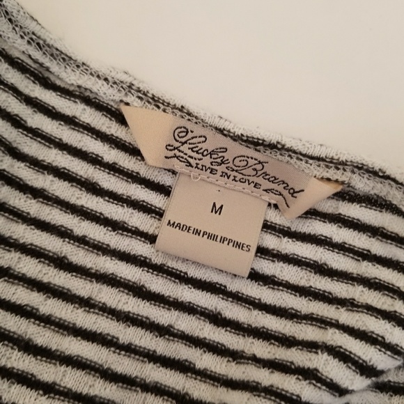 Lucky Brand Women's Top, 3/4 sleeve, Size Medium - Picture 6 of 8